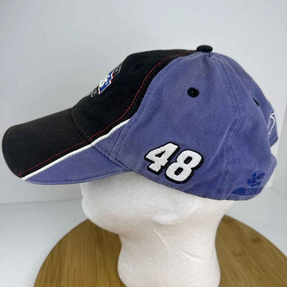 JIMMY‎ JOHNSON NASCAR #48 LOWE'S Ball Cap Adjustable Hook/Loop Hat Adults/Teens